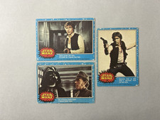 Darth Vader Han Solo 1977 O-pee-chee OPC Star Wars RC Rookies #7 #4 #58 -3 CARDS picture