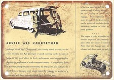 Vintage 1947-52 Austin A40 Auto Ad Reproduction Retro Look Metal Sign A1195 picture