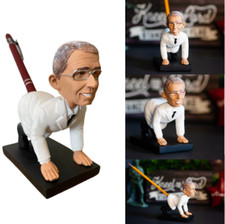 Dr. Fauci Pen Holder Bobblehead Funny Gag Gift Collectible Tony Fauci Figurine picture