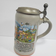 Rastal Oktoberfest 2013 Beer Stein Festival 1L Grey Limited Edition Mug Lid picture