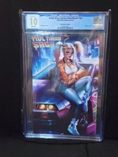 Artist Alley TOP POP Harley Quinn Comic Time Travel Back to the Future CGC GM 10 picture