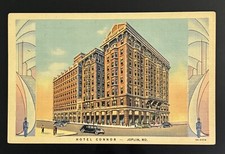 Hotel Conner Joplin Missouri Vintage Unposted Post Card - Beautiful Crispy Color picture