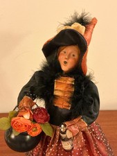Repurposed Byers Choice Caroler - Witch Going To The Soiree Ball  - OOAK - Great picture