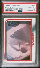 1980 Topps The Empire Strikes Back Card #49 Invaded Darth Vader PSA 8 NM-MT picture