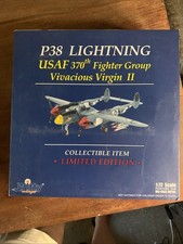 Witty Wings P38 USAF 370th Fighter Group Vivacious Virgin II 1:72 Die-Cast Model picture