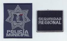 Obsolete CIUDAD JUAREZ, MEXICO Mexican Police POLICIA Patch Set (NEW) picture