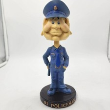 J & D Designs #1 POLICEMAN Bobblehead -Nodder 8.1
