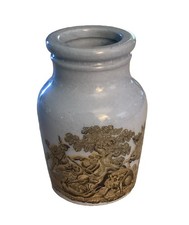Antique 19th Century Prattware Pot picture