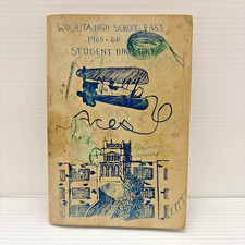1965 - 1966 Wichita Kansas High School East Student Directory Vtg 77 Pages picture