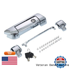 Mocardine Tour Pack Latches Chrome Tour Pack Trunk Lid Latch Keys Fit For picture