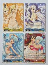 Weiss Schwarz Konosuba Card Swimsuit Darkness, Aqua & Eris EN Bundle - Near Mint picture