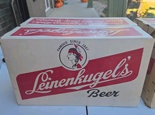 🍻Very Rare Leinenkugel’s Beer BOX 24 - 12oz Bottle Heavy Cardboard Box 1981 👀 picture