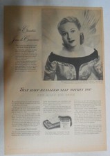 Pond's Ad: Countess Jean de Caraman for Pond's Cream from 1940's 11 x 15 inch picture