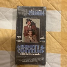 Vintage Abbott & Costello 1996 DuoCards Factory Sealed Collector Cards 30 Packs picture