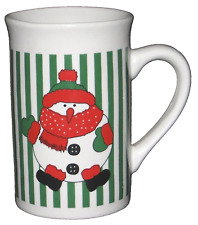 Royal Norfolk Christmas Snowman Mug Bright Colorful. picture