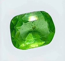 Beautiful Natural Peridot Crystal Diamond Cut Green Gemstone Genuine Specimen picture