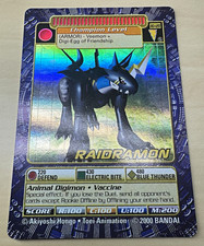 Bandai Digimon Monsters Raidramon BO-120 Holo Trading Card 2000 picture