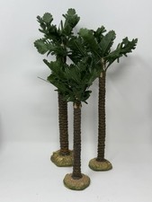 Roman Fontanini Heirloom Nativity Accessories Palm Trees Lot of 3 Vintage 2004 picture