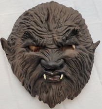 Vintage 1990s Distortions Unlimited Mask Monster Wolfman Prop Halloween RARE HTF picture