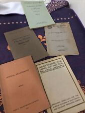 Lot Of 5 Antique Mathematics, Electricity, Magnetism, College Entrance 1923 picture