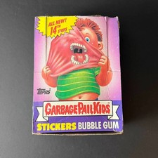 1988 GARBAGE PAIL KIDS 14TH SERIES ORIGINAL BOX 24 PACKS BOX NOT FULL picture