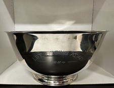 Vintage Oneida Silver Plated Large Paul Revere Reproduction Bowl picture