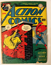Action Comics #47 1st Lex Luthor Cover picture