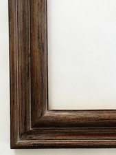 VTG MCM MID CENTURY MODERNIST CARVED WOOD PICTURE FRAME 22.50 x 26.50