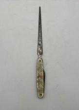 VINTAGE CAM CO. LETTER OPENER with POCKET KNIFE 9” picture