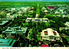 Aerial View Washington D.C. Postcard picture