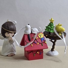 Coll/VTG: 2007 Hallmark Keepsake Ornament Praying Angel & Peanuts Ornaments 2000 picture