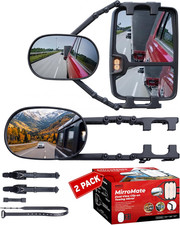 Extended Towing Mirrors, Adjustable Clip-On Tow Mirror Extenders with Removable picture
