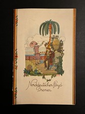 RARE 1929 SS Berlin Menu Norddeutscher Lloyd - Bernd Steiner Art Deco Illustrati picture
