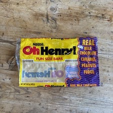 Vintage Oh Henry Candy Bag Junk Food 90s Empty Nestle Foodie Fun Size Bars picture