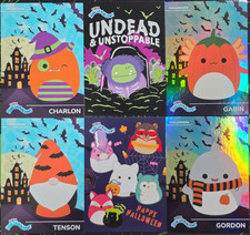 2025 PANINI SQUISHMALLOWS HALLOWEEN TRADING CARD LOT OF 6: GABIN, GORDON, TENSON picture