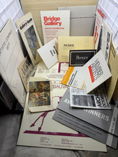 VTG Art Gallery Ephemera Lot 1960s-1980s Sound Shore Gallery Spinazzola Alloway picture