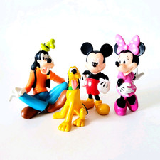 Disney Store Mickey and Friends PVC Plastic Figurine Set Goofy Pluto Minnie picture