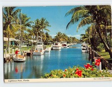 Postcard Lighthouse Point Florida USA picture