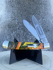 Cooper Cutlery 2022 Battle Axe Macaw Trapper #5 of 25 Mint w/ Tube- Rare picture