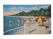 1930-45 Vintage Postcard: On The Beach, Presque Isle State Park, Erie, PA - 17 picture