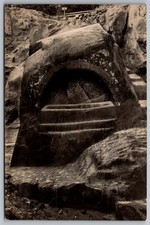 Vintage RPPC Externsteine Rock Relief Teutoburgerwald Germany c.1930s Real Photo picture