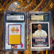 Decision 2024 Pope Leo XIV Vatican Flag Patch CGC 10 Gem Mint + PRISTINE 10 Pope picture
