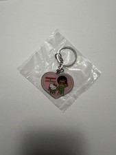 Hello Kitty X Bruno Mars Exclusive Pop Up Official Merch Pink Heart Keychain picture