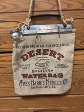 Vintage 1950's Desert Water Bag – Ames Harris Neville Co., San Francisco, USA picture