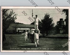 c1912 Theatre Balancing Act Circus BOYES HOT SPRINGS California CA Sonoma County picture