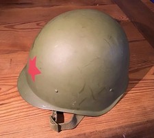 Original Russian Army SSh-40 Steel Soviet Helmet Military USSR RED STAR picture
