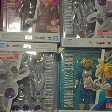 Bandai Dragon Ball Z Figure Lot Frieza Trunks Son Goku Goku Black Unopened picture