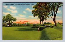 Newark OH-Ohio, General View Of Pre-Historic Mounds, Antique Vintage Postcard picture