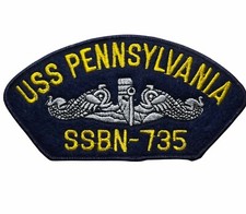 USS Pennsylvania SSBN-735 USN US Navy Submarine Felt Patch PPM F5D26R picture