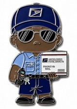 USPS Mini Postal Worker Challenge Coin United States Postal Service Mail Carrier picture